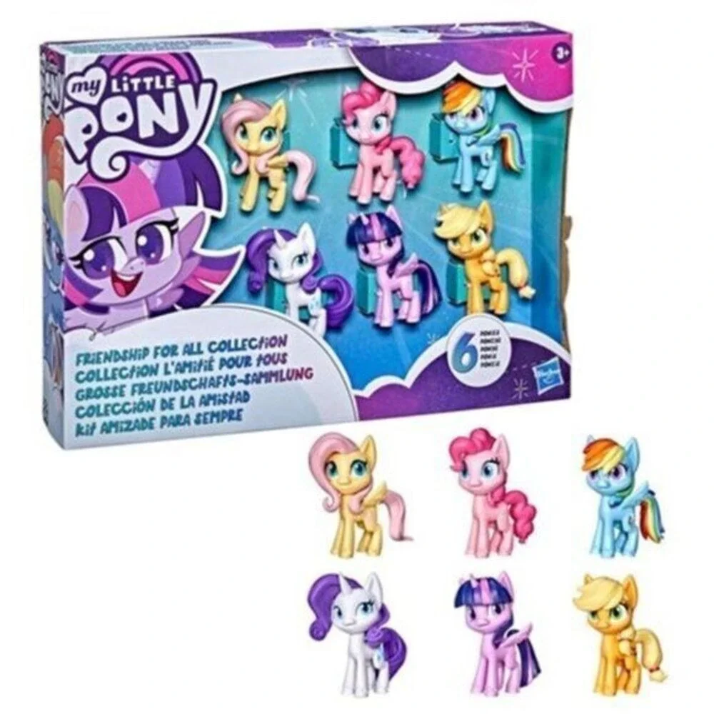 My Little Pony Friendship for All Collection Pack Mini-Figures Set‎ of 6 New!